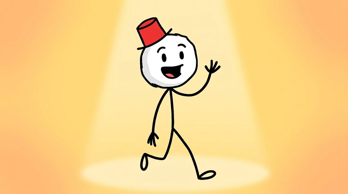 Poppy – One red top hat.